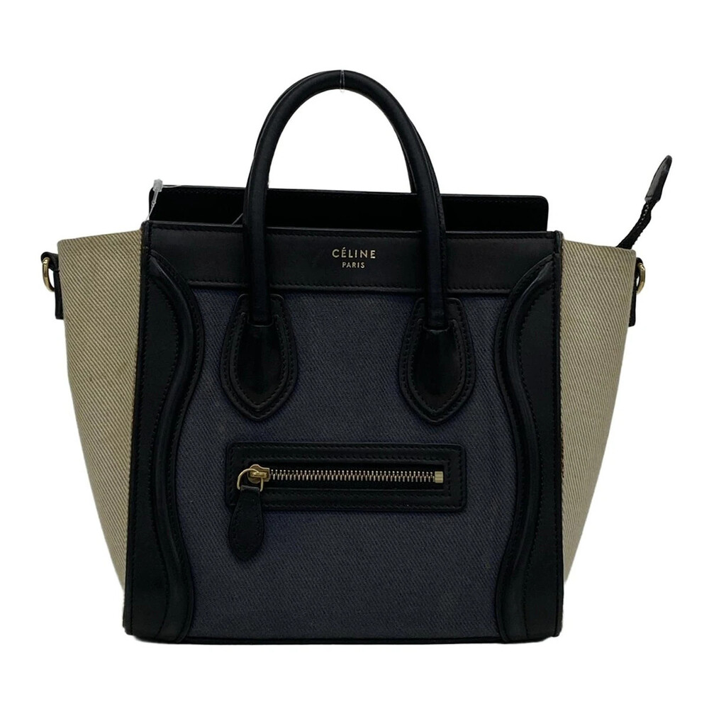 Celine Luggage Nano Shopper Blue Gray #324021C60B